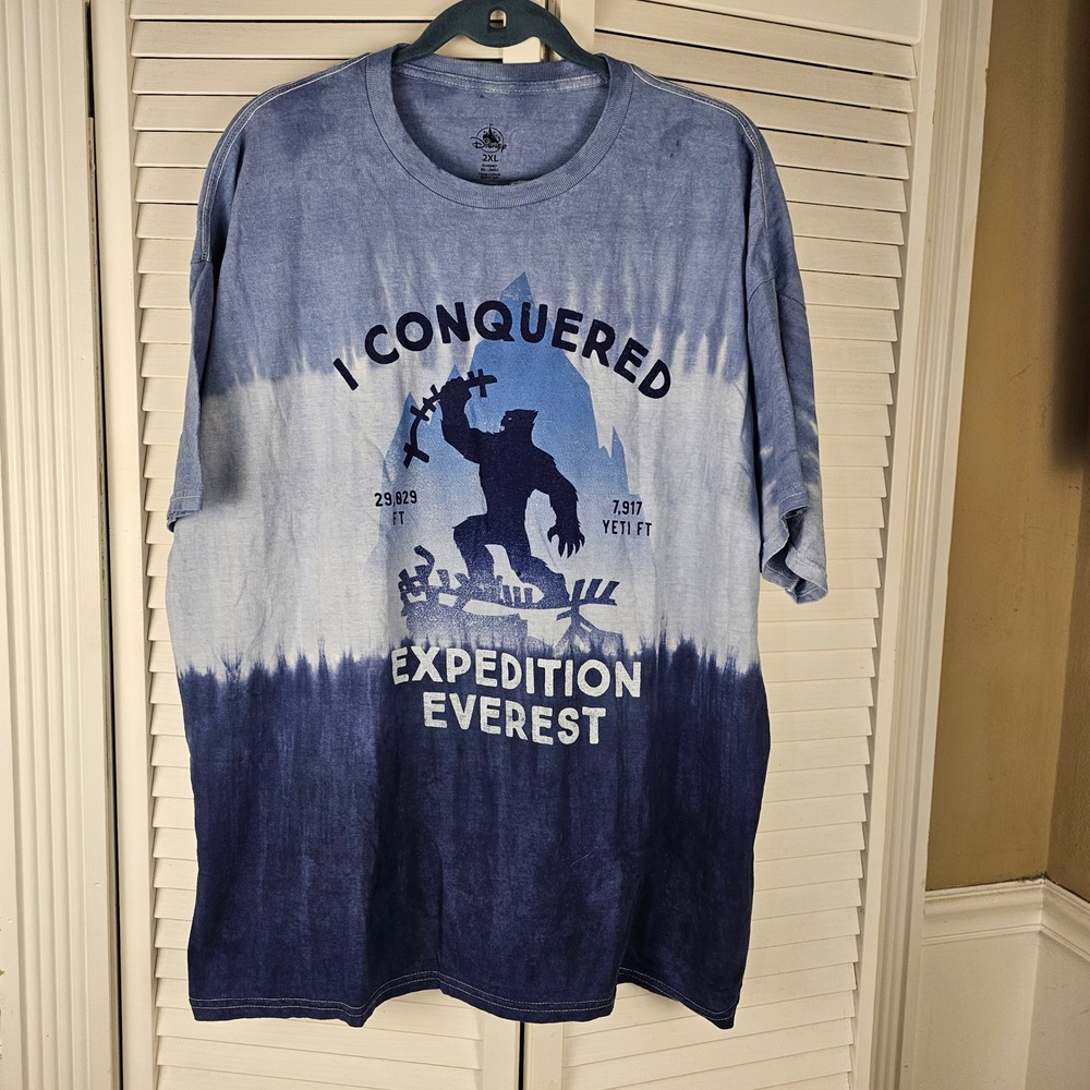 NWOT Disney Parks I Conquered Expedition Everest‎ Yeti Tshirt 2XL